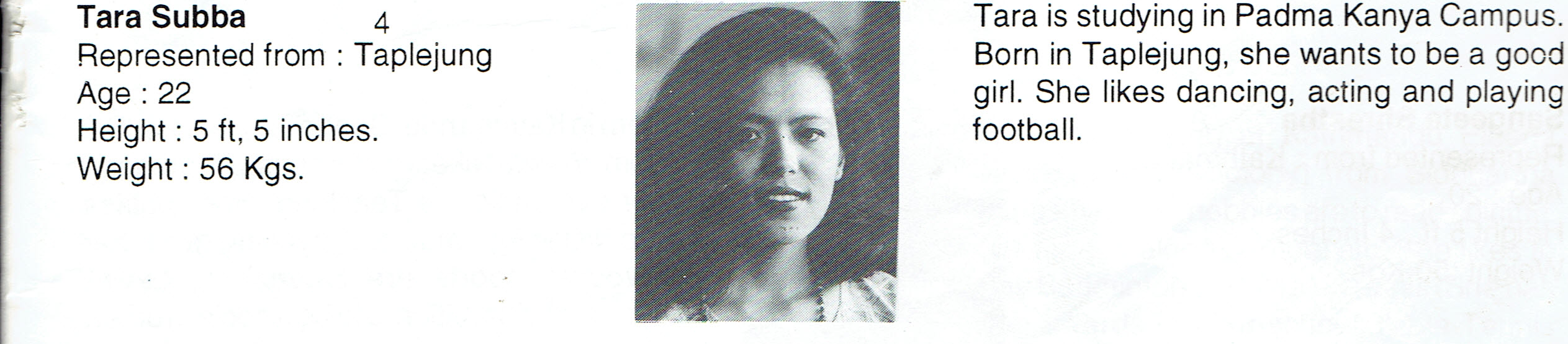 Tara Subba